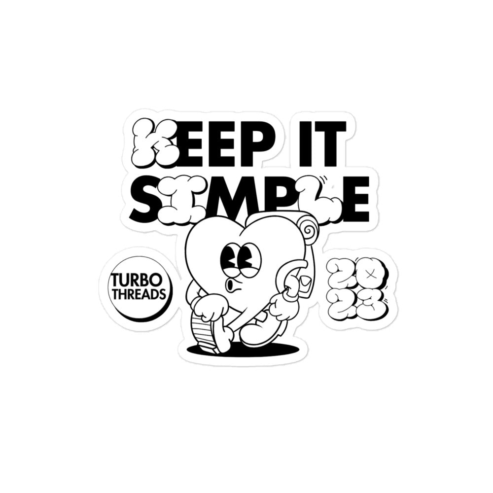 Keep It Simple Stickers