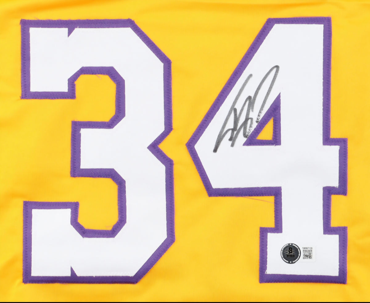 Shaquille O'Neal Signed Los Angeles Lakers #34 Jersey – Beckett BAS Authenticated