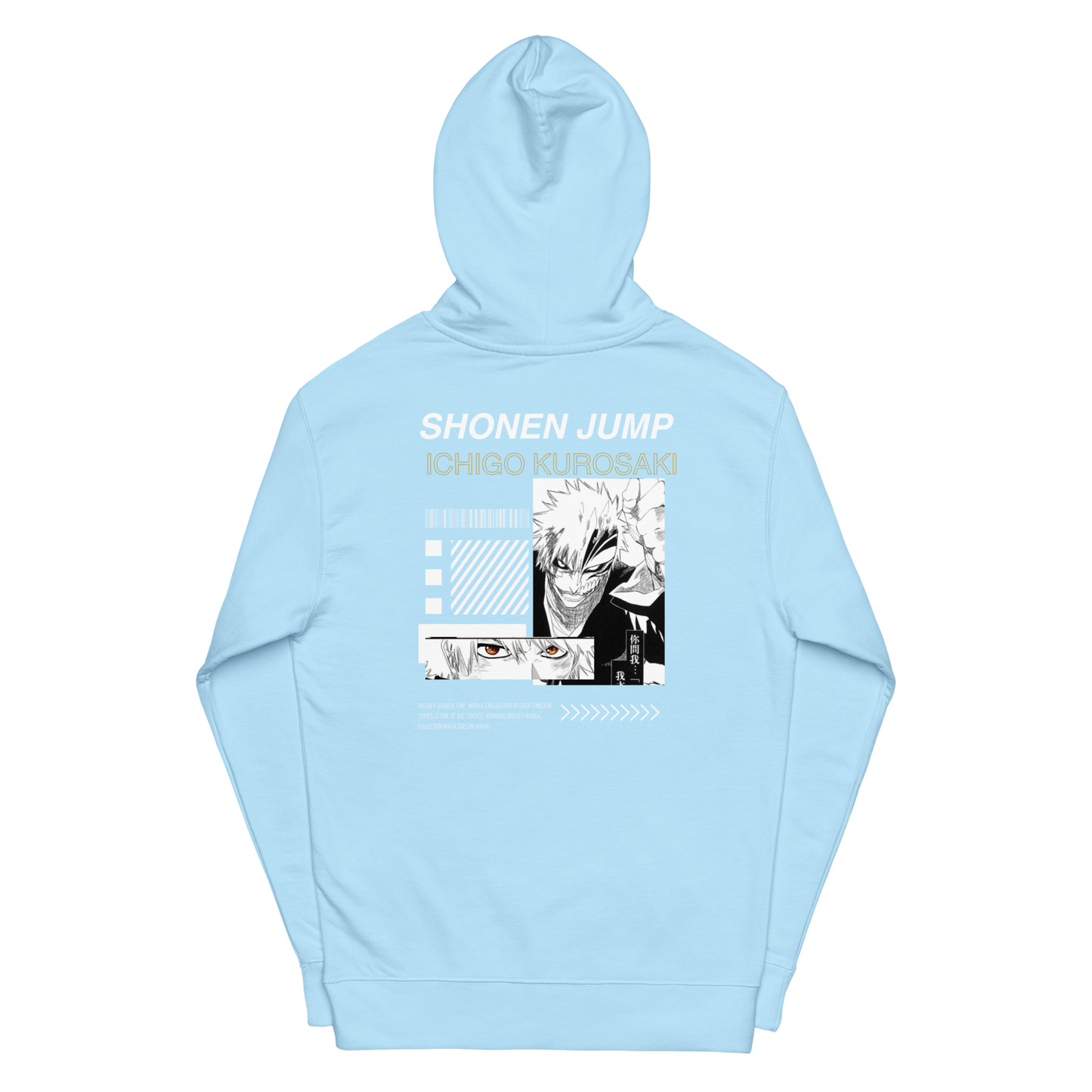 Ichigo Kurosaki (Shonen Jump) - Bleach - Unisex Midweight Hoodie