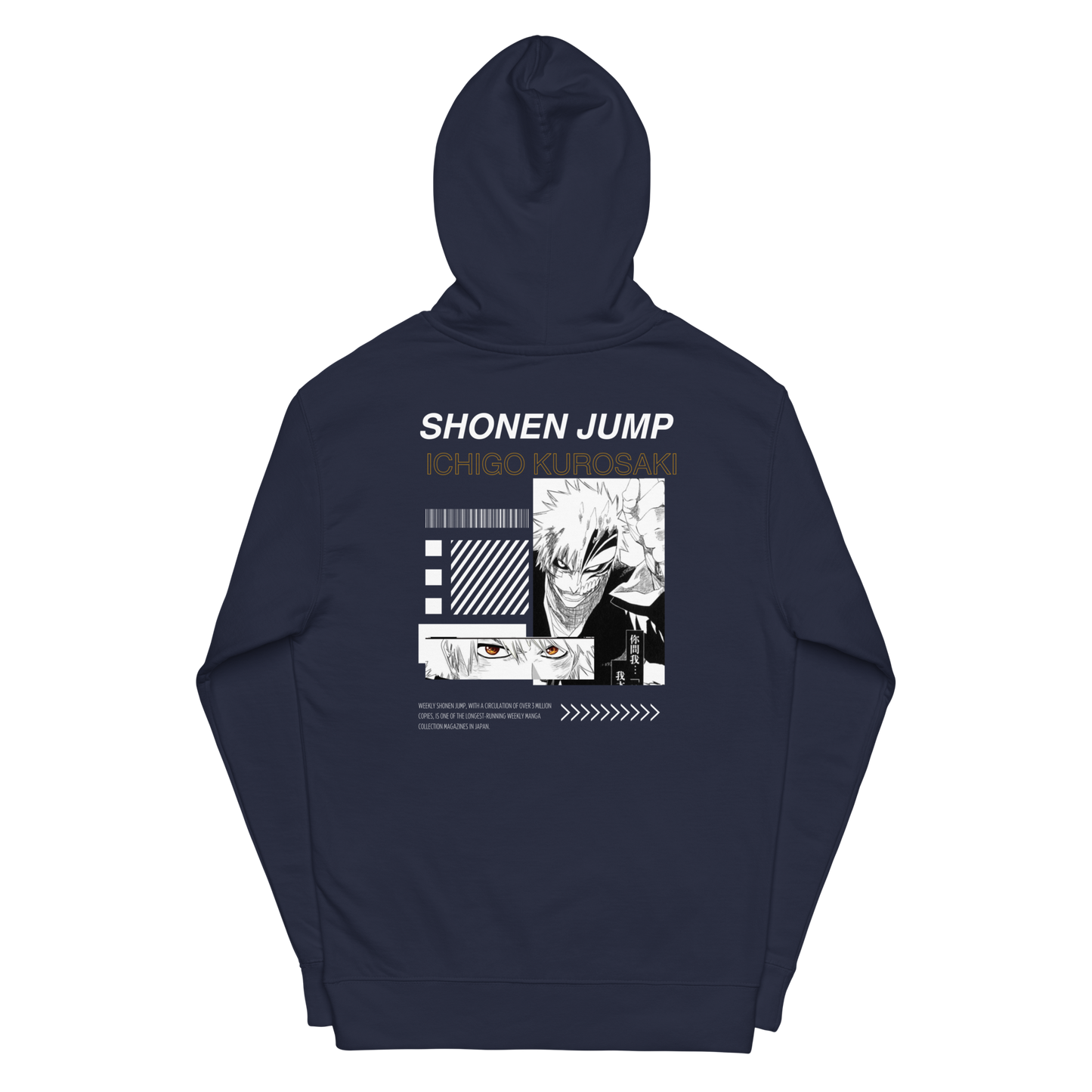 Ichigo Kurosaki (Shonen Jump) - Bleach - Unisex Midweight Hoodie