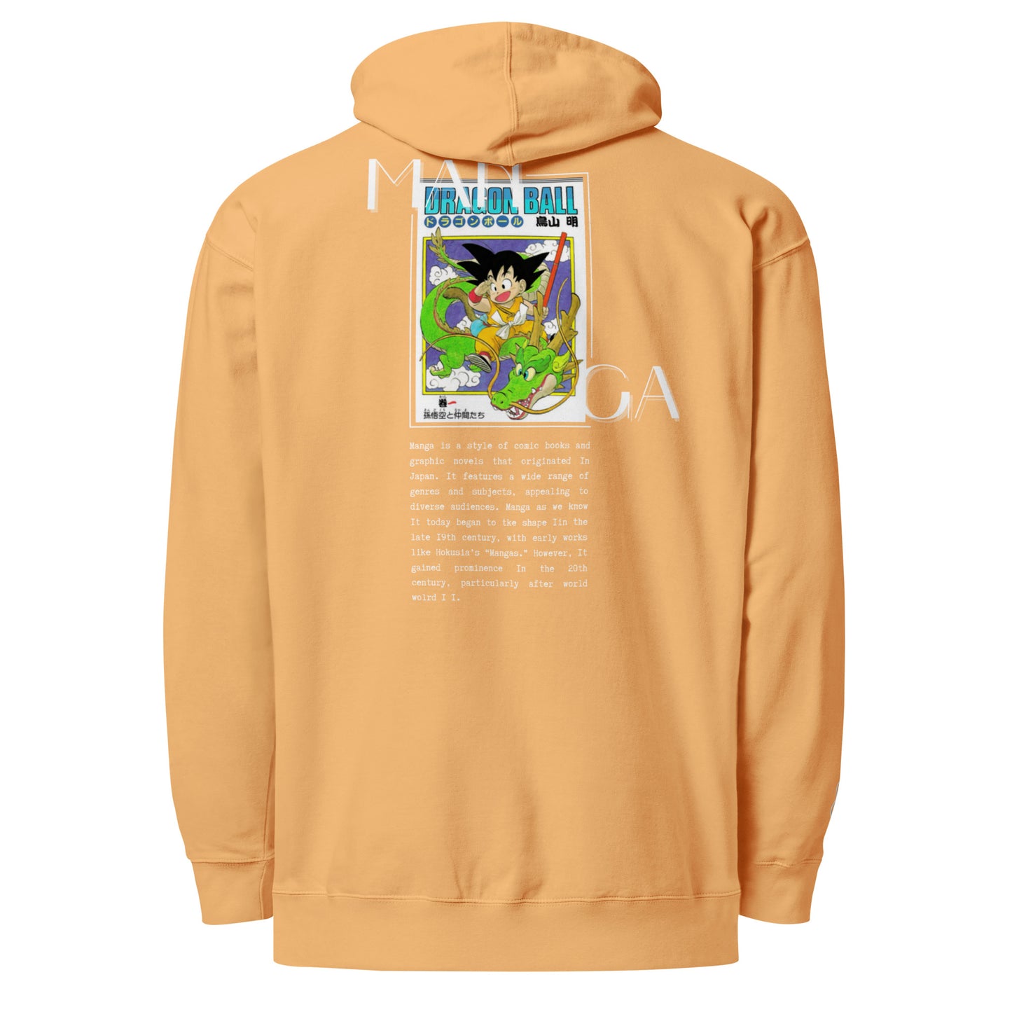 History of Manga "Dragon Ball Z" Unisex Midweight Hoodie