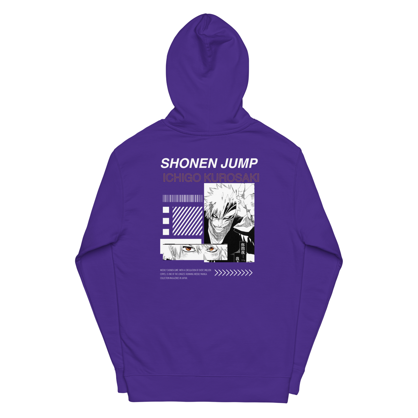 Ichigo Kurosaki (Shonen Jump) - Bleach - Unisex Midweight Hoodie