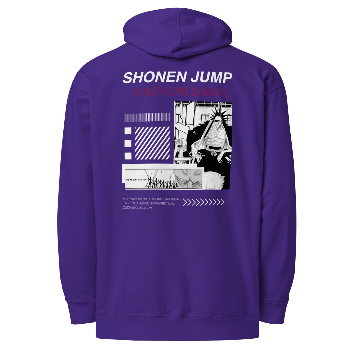 Kempachi Zaraki (Shonen Jump) Unisex Midweight Hoodie