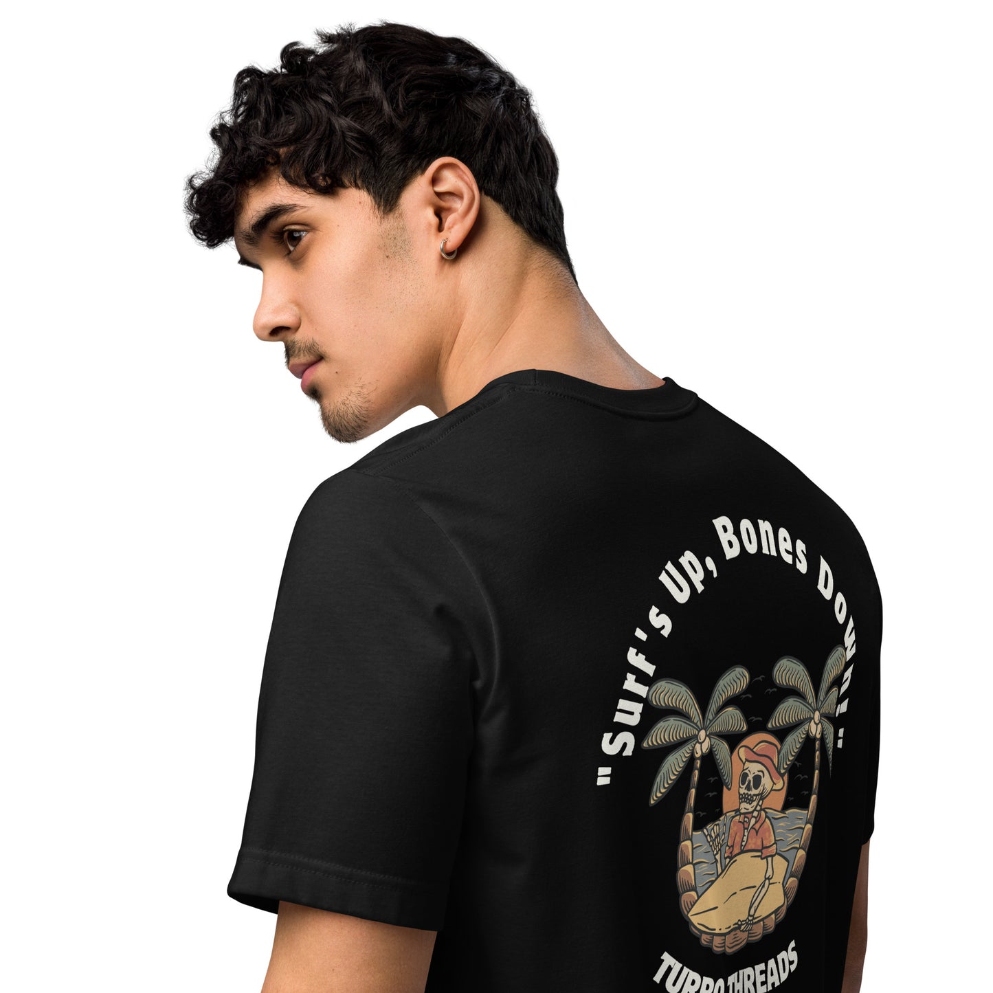 Surf's Up, Bones Down Unisex T-Shirt
