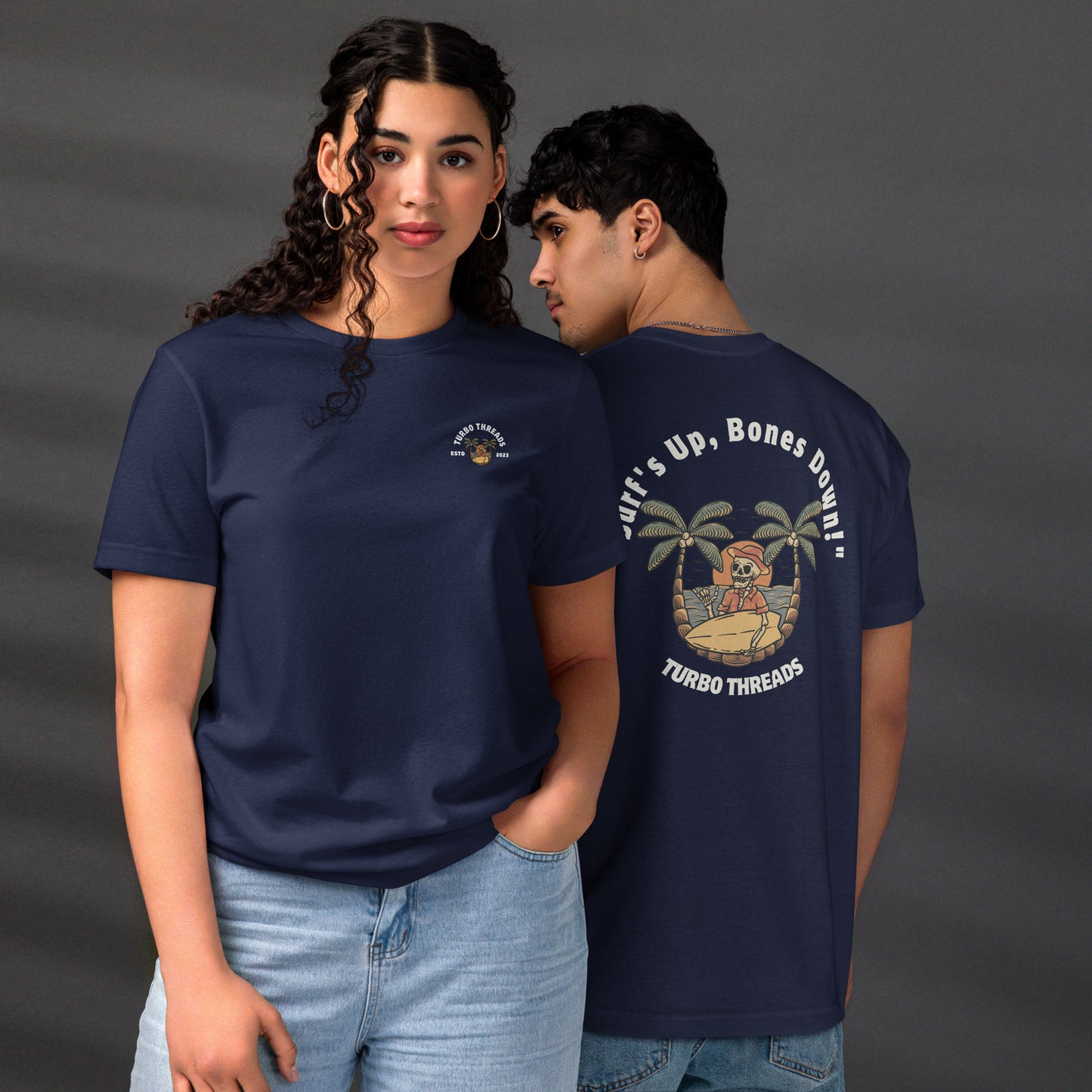 Surf's Up, Bones Down Unisex T-Shirt