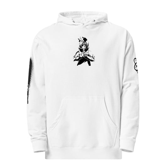 Sasuke Uchiha "Curse Mark" Unisex Midweight Hoodie